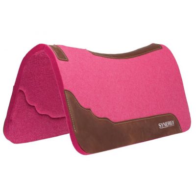 Weaver Synergy Contoured Steam Pressed 100% Merino Wool Felt Saddle Pad 3/4"