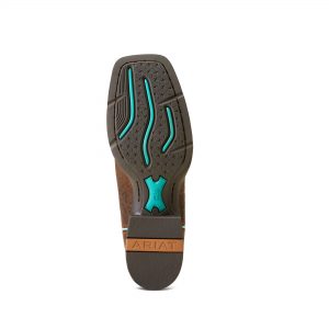 Ariat Women's Round Up Wide Square Toe StretchFit Western Boot