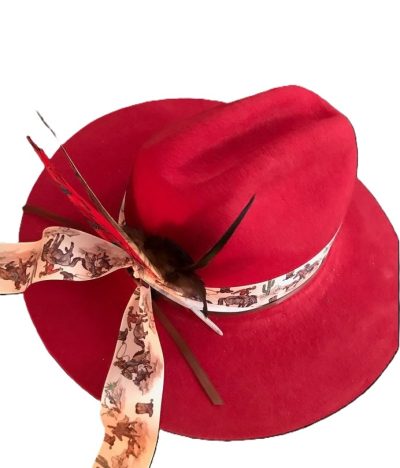 Hattu Wild Horse Hip Ruby Red Cowboy Hat