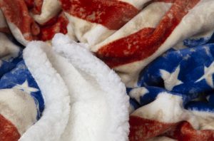 Fleecehuopa Wrangler Stars & Stripes USA American Flag Blanket