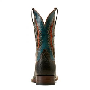 Ariat Men’s Rowder VentTEK 360° Western Boot Black Dark Teal