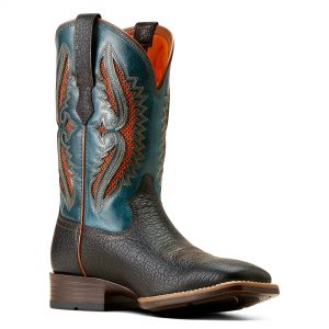 Ariat Men’s Rowder VentTEK 360° Western Boot Black Dark Teal