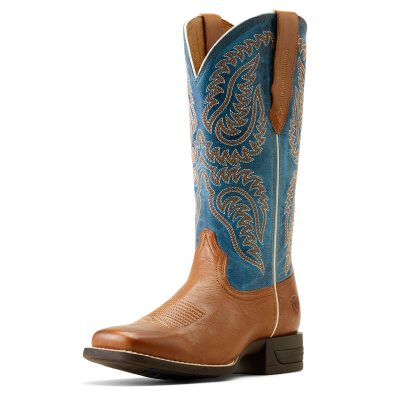 Ariat Women’s Cattle Caite Stretchfit Western Boot, Roasted Peanut