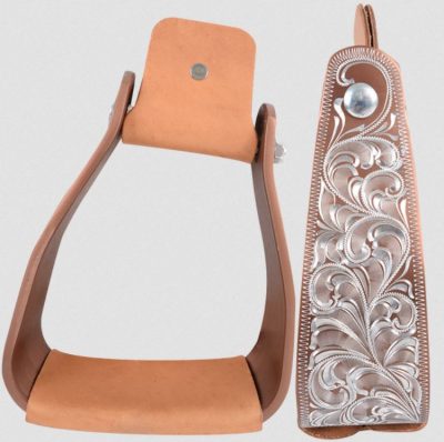 Jalustimet Cashel Engraved Slanted Stirrups
