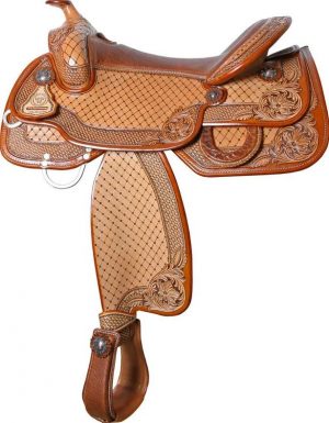 Triple W Platinum Angular Cut Out Saddle - Image 2