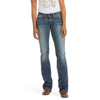 Farkut Ariat Women's R.E.A.L. Whipstitch Boot Cut Jean