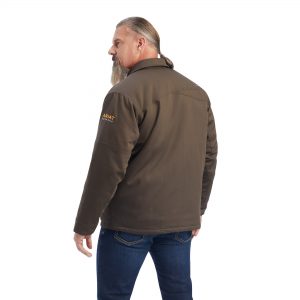 Ariat Men's Rebar DuraCanvas Sherpa-Lined Coat takki