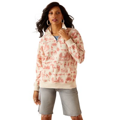 Ariat Women's Ranger 1/2 Zip Sweatshirt collegepaita