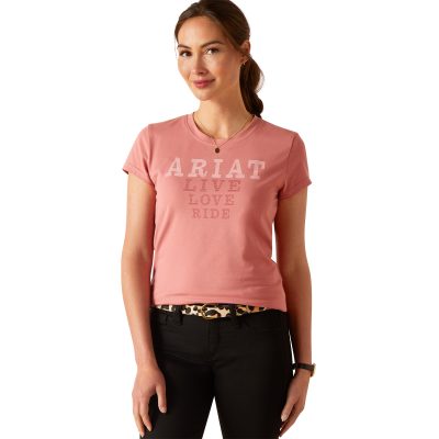 Ariat Women's T-Shirt Live Love Ride T-paita