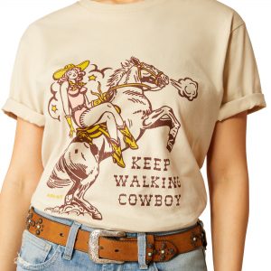 Ariat Women’s T-Shirt Keep Walkin' Cowboy T-paita