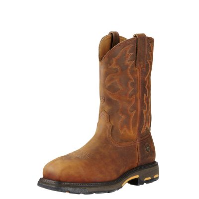 Ariat Men's WorkHog Wide Square Toe Steel Toe Work Boot
