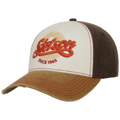 Cap Stetson Baseball Vintage Distressed Cotton lippalakki