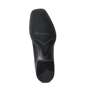 Ariat Men’s Sport Herdsman Western Boot Black Deertan