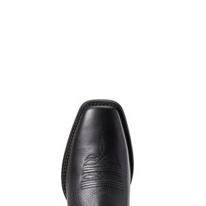 Ariat Men’s Sport Herdsman Western Boot Black Deertan