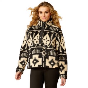 Ariat Women's Berber Snap Front Sweatshirt fleece
