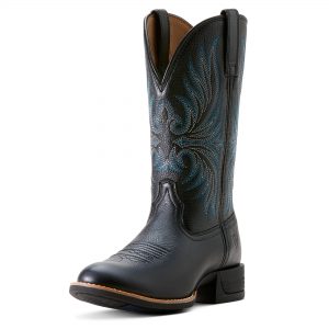 Ariat Women’s Ranahan Western Boot Black Deertan