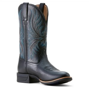 Ariat Women’s Ranahan Western Boot Black Deertan