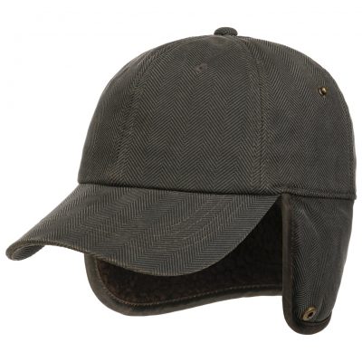 Cap Stetson Baseball Herringbone lippalakki korvaläpillä