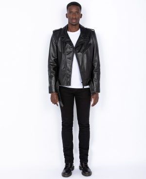 Schott NYC Perfecto® Jacket Full black, cowhide leather nahkatakki
