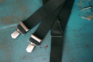Olkaimet Stars & Stripes Suspenders Black