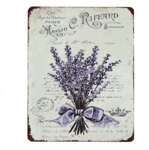 Metallitaulu Retro Lavender