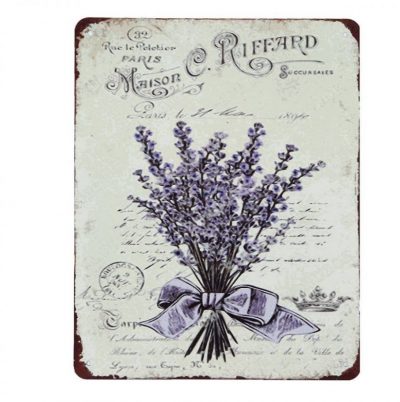 Metallitaulu Retro Lavender