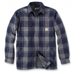 Carhartt Men's Relaxed Fit Sherpa Lined Shirt paitatakki