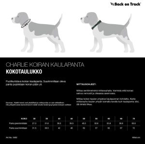 Back on Track koiran kaulapanta Charlie