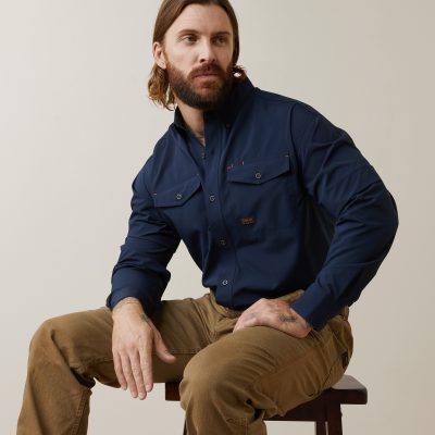 Ariat Men's Rebar Made Tough VentTEK DuraStretch Work Shirt paita