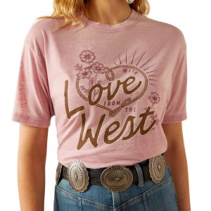 Ariat Women's T-Shirt Love West T-paita