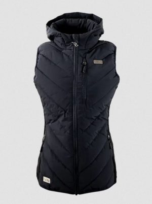 Ranch Girls Hooded Hybrid Vest Ava black liivi