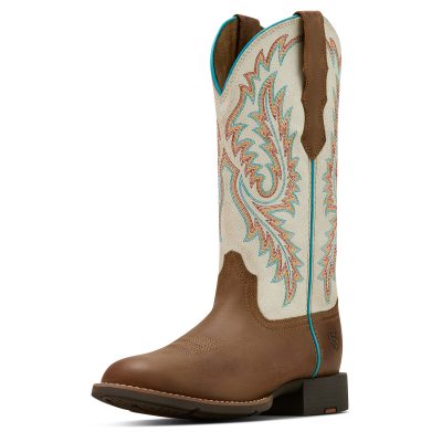 Ariat Women’s Round Up W Toe Western Boot