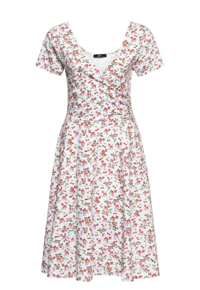 Retromekko Queen Kerosin Swing Dress in Wrap Look
