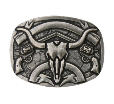 Vyönsolki Steer Skull with Pistols